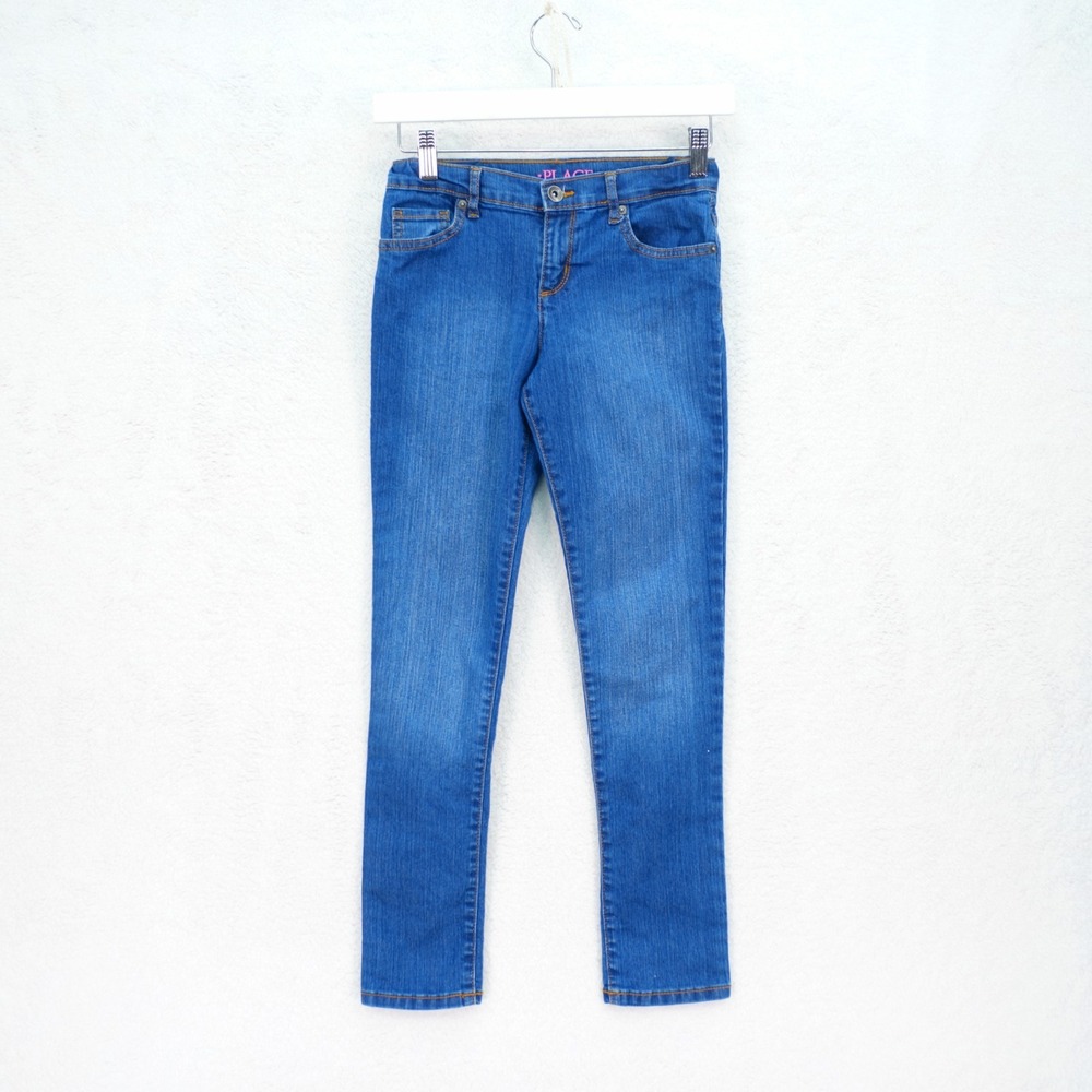 The Children's‎ Place Girls Super Skinny Blue Denim Jeans -10- 24 / 25